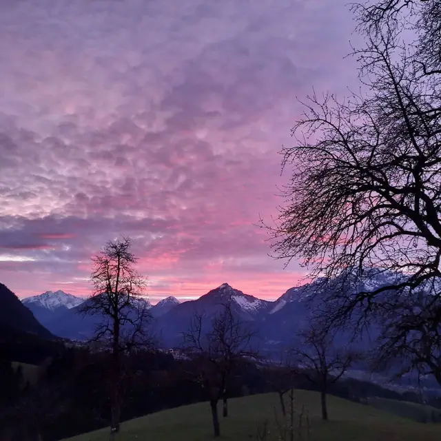 Der Köckenhof und die Landschaft am Hof im Lauf des Jahres
